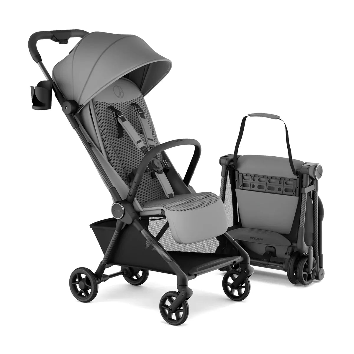11.5 lbs Lightweight Travel Stroller | One-Second Auto Fold | Airplane Carry-On Compatible | Full Recline