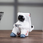 Simple Astronaut Mobile Phone Stand Student Desktop Holder Cute Spaceman Cell Phone Holder Creative Gift Small Desk Decoration